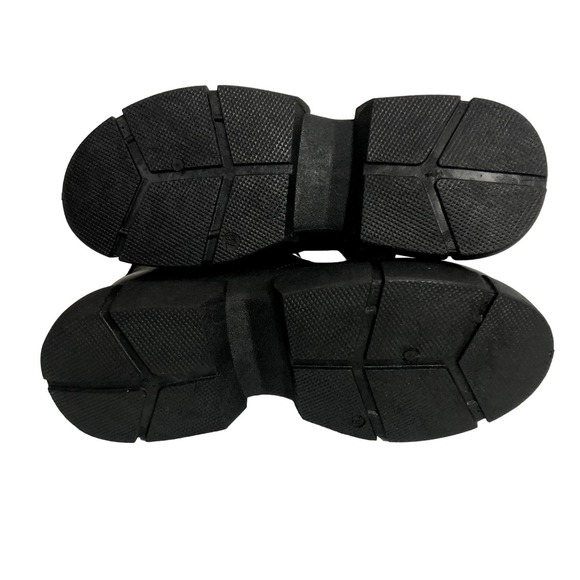 Y2K Godiva Lady Boots Women's Platform Black Round Toes Zip Size 7.5 Round Toes - Picture 6 of 8